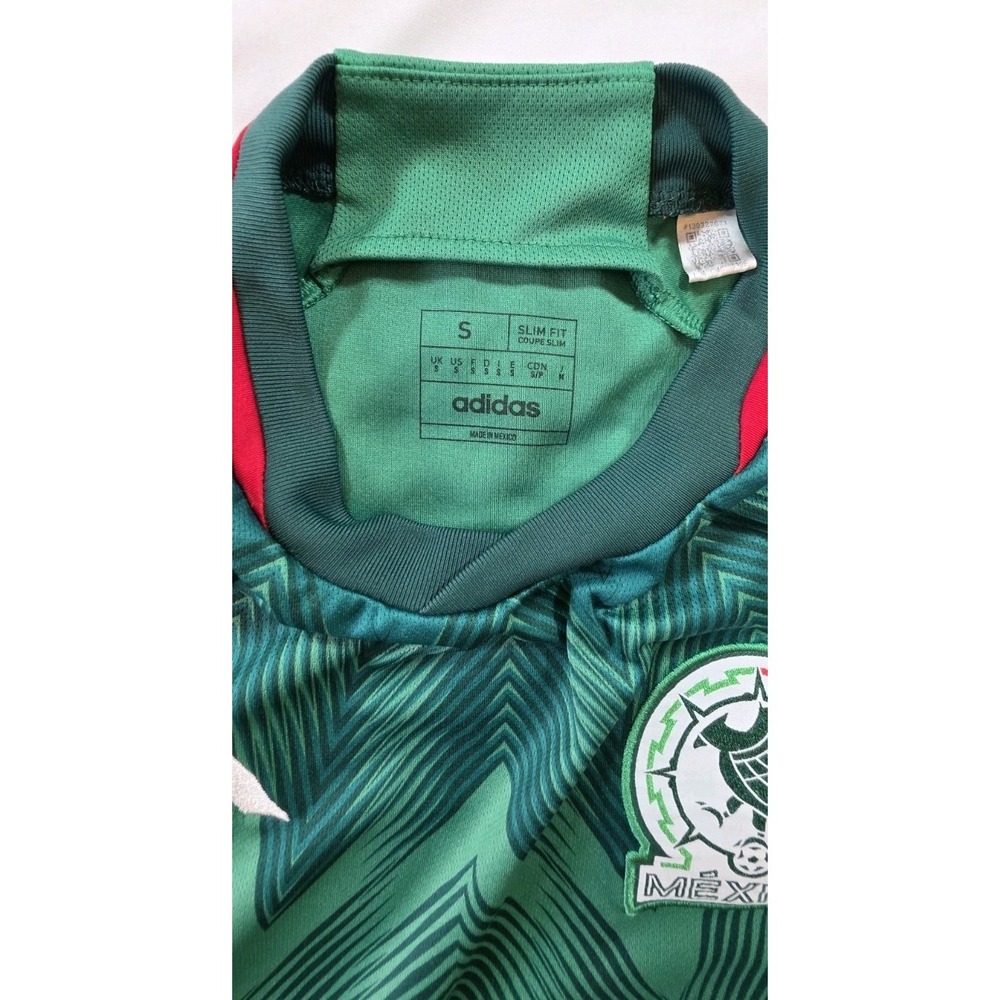 Adidas Mexico Authentic Home Jersey 2022 Men's Small Green (Please Read) - Picture 5 of 7